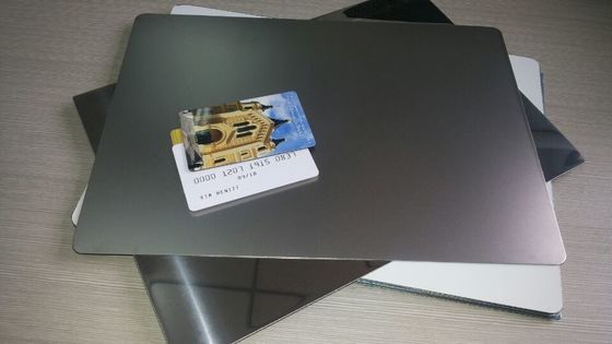 Placa de acero que lamina inoxidable del alto del espejo del final material plástico brillante de la tarjeta para la laminación