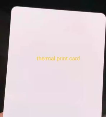 Impresión térmica de tarjetas en blanco de PVC Tarjeta en blanco Cr80 54*85.6mm Para la producción de tarjetas