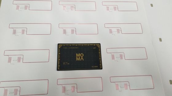 5x5 Pvc Rfid incrustación / hojas de prelam para tarjetas de Rfid producción F1108 TK4168 chip