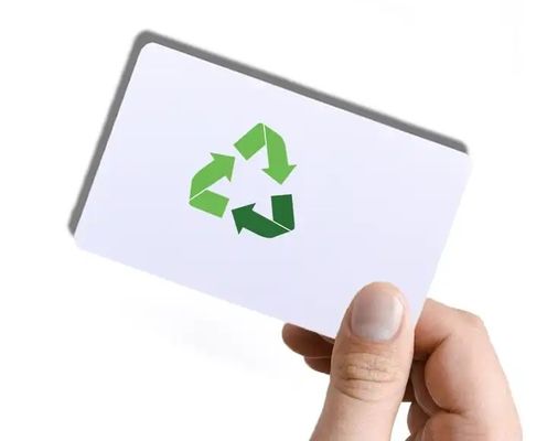 Hoja de plástico de PVC reciclable de color blanco de 0,3 mm ecológica para la producción de tarjetas Smat
