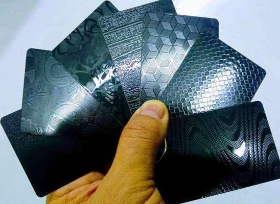 Placa de acero laminado de tamaño A4 A3 A3+ para la producción de tarjetas inteligentes