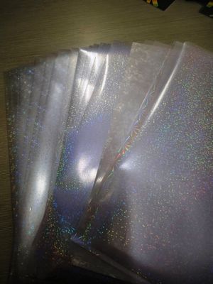 Revestimiento de holograma para tarjetas especiales / película láser / película revestida con PVC Ovelay / holograma láser