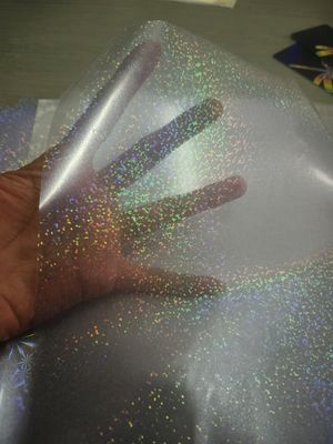 Revestimiento de holograma para tarjetas especiales / película láser / película revestida con PVC Ovelay / holograma láser