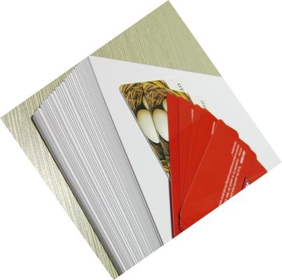 Rango de espesor 0,12-0,76 mm Impresión offset de hojas de PVC de núcleo Impresión de serigrafía para la industria de tarjetas plásticas
