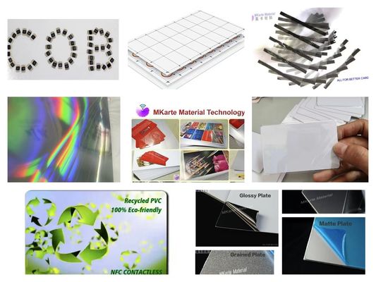 0.08mm Revestimiento de PVC Vicat Punto de ablandamiento C ≥ 76±2 Película holográmica para productos de tarjetas