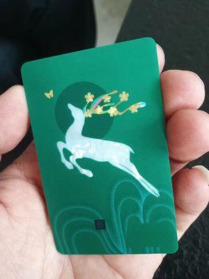 Material de la tarjeta de brillo Película holográmica de 0,06 mm Revestimiento de PVC para la producción de tarjetas de diseño especial