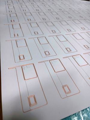 2X5 material de chip inteligente de alambre de cobre para tarjetas RFID incrustación de prelam material de tarjetas de PVC