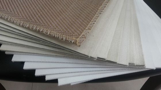 Pad laminado de goma de silicona blanca de 3,0 mm para la laminación de tarjetas de plástico