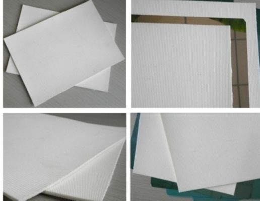 Almohadillas de fieltro cómodas para laminación de tarjetas inteligentes con acabado superficial de lana y material intermedio de gel de sílice negro