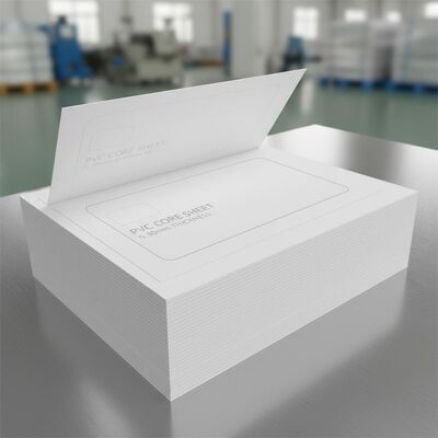 0.30mm espesor de offset Imprimible hoja de PVC para la producción de tarjetas bancarias