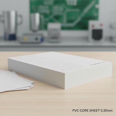 0.30mm espesor de offset Imprimible hoja de PVC para la producción de tarjetas bancarias