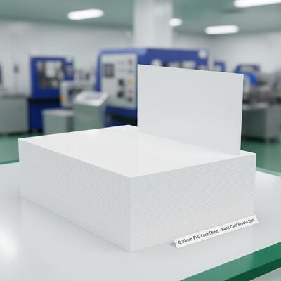 0.30mm espesor de offset Imprimible hoja de PVC para la producción de tarjetas bancarias