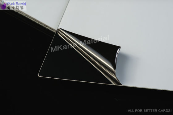 placas de acero inoxidables ultra brillantes del material de la tarjeta del PVC del grueso de 0.6m m/de 0.8m m usadas para la laminación de la tarjeta del PVC