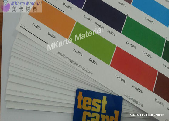 Hoja imprimible 0.15mm-0.40m m del Pvc del blanco de MGI Digitaces con fuerza de pis fuerte