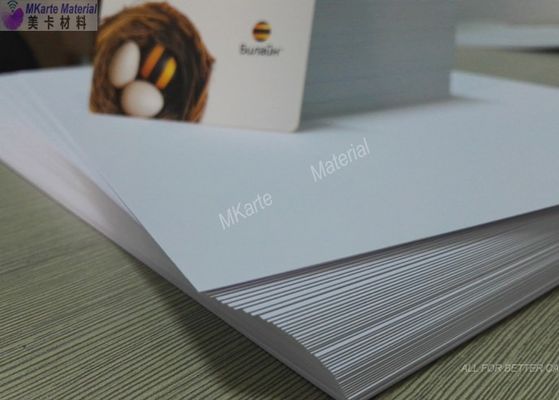 Hojas imprimibles laterales duales del PVC de Digitaces con la adherencia excelente de la tinta y la fuerza de peladura fuerte