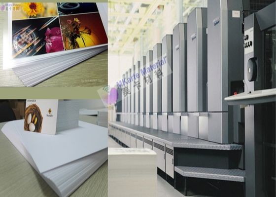 Del plástico del PVC de la base de grueso de la hoja 0,10 - 0,85 milímetro de encargo para la laminación y la impresión