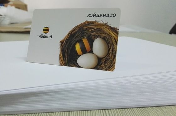 Hojas imprimibles de doble cara del PVC de Digitaces para las impresoras digitales para la producción plástica de la tarjeta