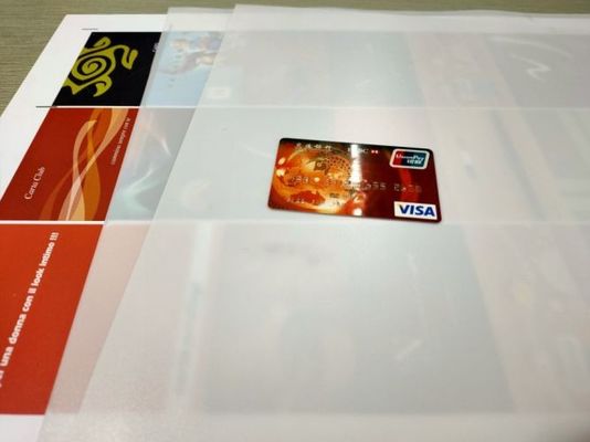 Hoja plástica material de la base de la tarjeta de Smart Card PETG de la lamina caliente de la prensa