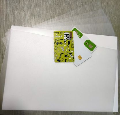Hoja blanca de la base de la tarjeta del plástico PETG para la producción del cuerpo de PETG Smart Card