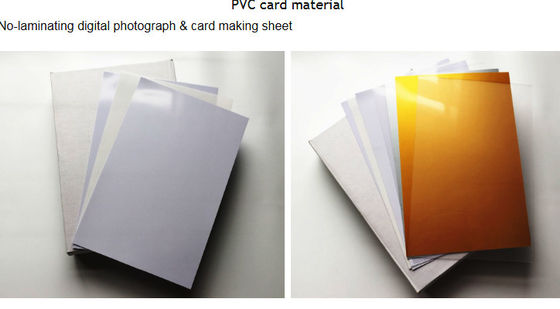 Material de Smart Card no que lamina la hoja del chorro de tinta para la producción normal de la tarjeta