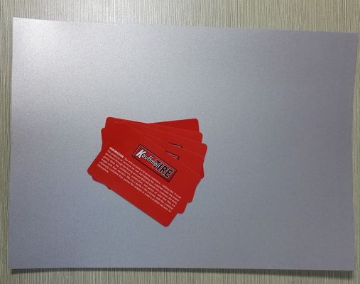 hojas imprimibles del PVC del chorro de tinta A4 de 0.3m m para la producción del cuerpo de la tarjeta de la identificación