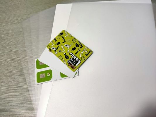 hoja plástica Vicat de la PC baja de 295*480m m para la producción sin contacto de las tarjetas de IC