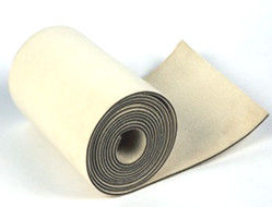 El aislamiento laminado con placa laminada de PVC con capas de fieltro de lana y caucho de silicio negro