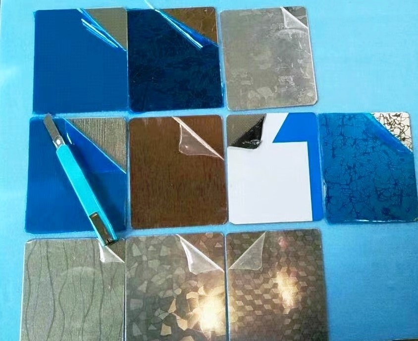 Placa de acero laminado con dureza superficial HRC19, acero inoxidable 430BA para laminación de tarjetas de plástico