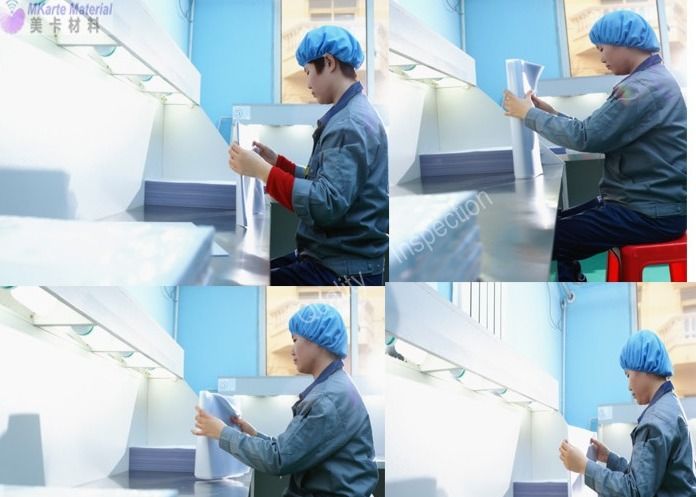 Película de recubrimiento de PVC de decadencia lenta para la laminación de hojas impresas offset con un grosor de 0,04-0,10 mm