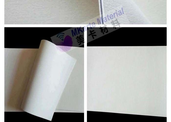 Material de lana laminado blanco del amortiguador del fieltro del cojín de A4 3m m para la laminación de la tarjeta del RFID