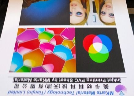 Hojas imprimibles laterales duales del PVC de Digitaces con la adherencia excelente de la tinta y la fuerza de peladura fuerte